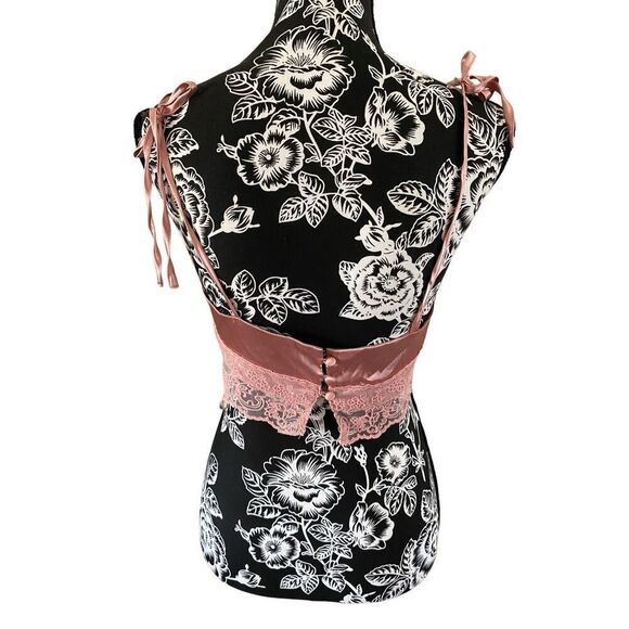 Forever 21 Satin Lace Bralette Coquette Sexy Intimates Feminine - Picture 2 of 10